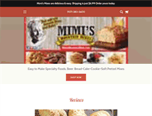 Tablet Screenshot of mimismountainmixes.com